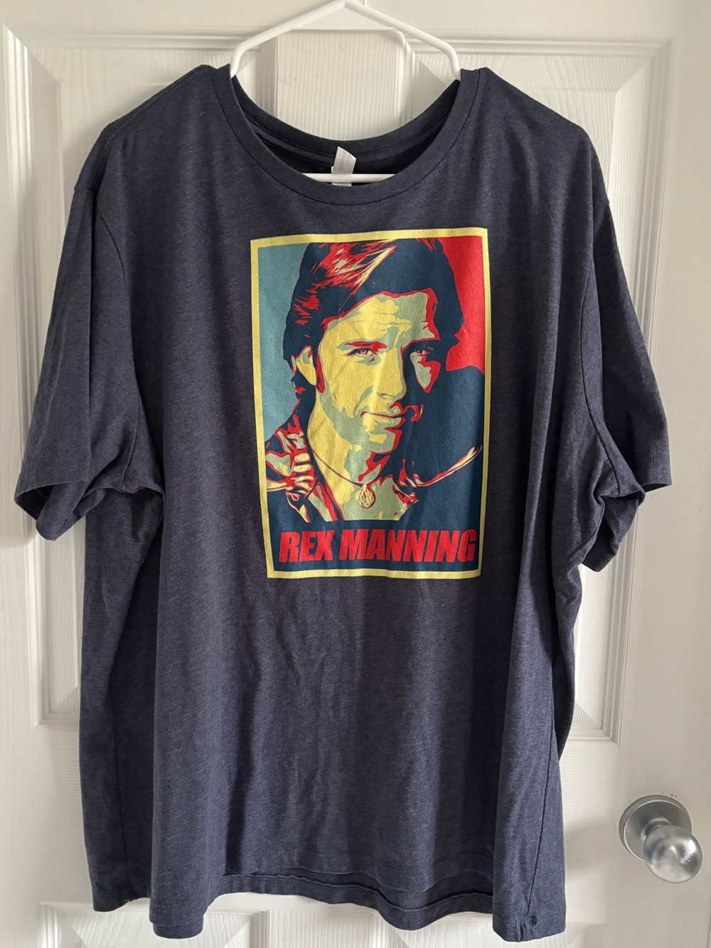 Not On Rex Manning Day! Empire Records blue Graphic Tee